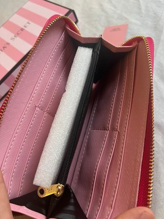 Cartera Victoria's Secret Nueva Rayas Rosas