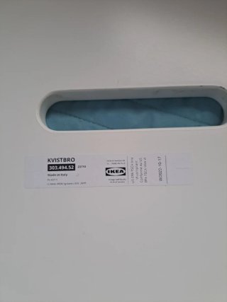 Mesa auxiliar IKEA blanca