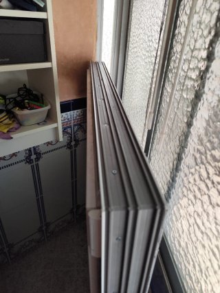 Ventana PVC con persiana.