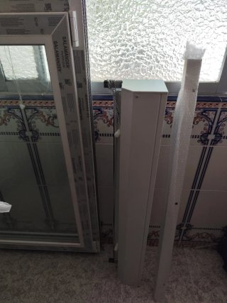Ventana PVC con persiana.