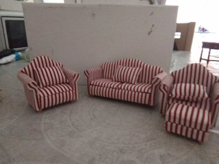 Muebles miniatura: Sofá,  sillones y muebles!!!!!!