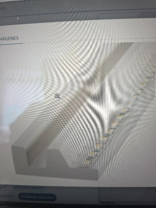 Moldura para tira LED 2 metros u cantidad 14 metro