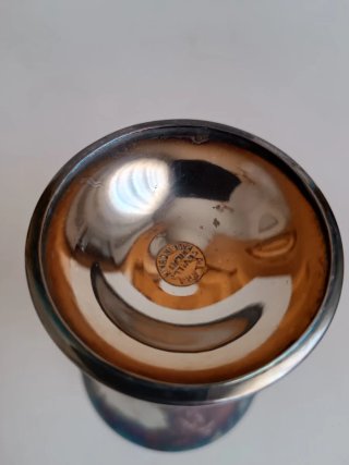 Copa antigua decorada A.LARA Sevilla.made Spain