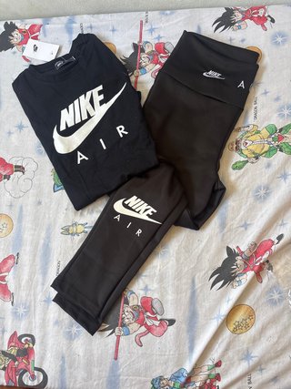 Conjunto Nike Malla Mujer Negro