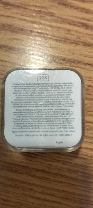 Apple iPod Shuffle de 2GB. VERDE