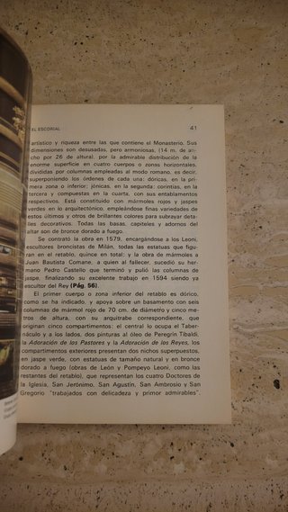 Libro El Escorial M López Serrano