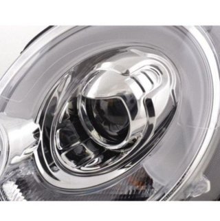Faros Luz Diurna Mini One/Cooper 06-10 Cromo
