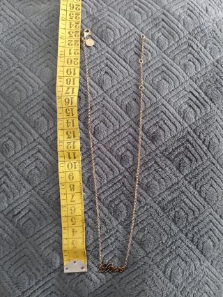 Collar Love Dorado