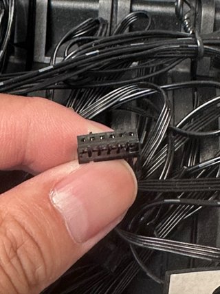 6 Ventiladores RGB EZDIY-FAB para PC Gaming 288297