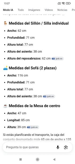 Conjunto de jardín metal y madera