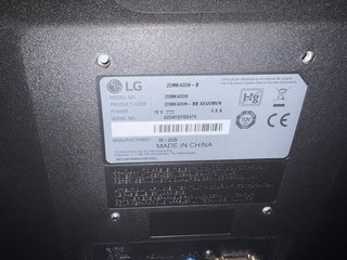 Pantalla LG 24 Full HD Negra