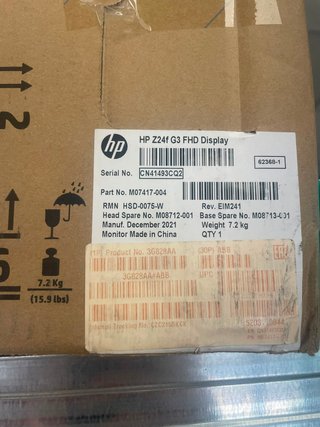 5 Monitores HP Z24f G3 24 IPS FHD