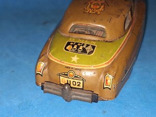 Made in Japan Coche hojalata TN Nomura Toys 50s