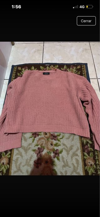 Jersey Bershka rosa talla XS