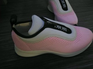 Bambas Dior rosas y blancas