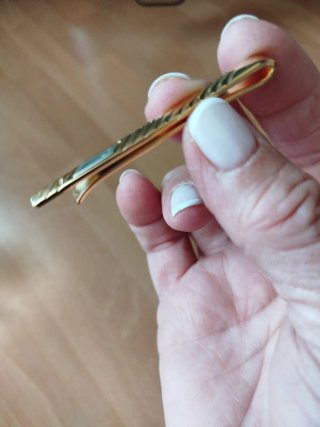 Alfiler de corbata  dorado