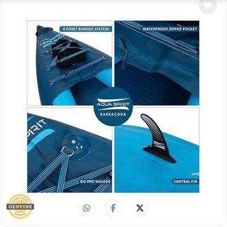 Kayak hinchable Aqua Spirit 2 personas