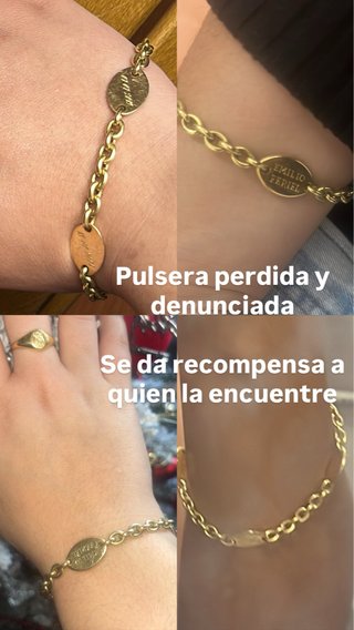 Pulsera perdida EMILIO Y FERIEL