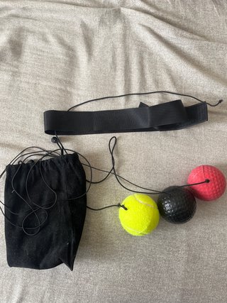 Kit Reflejos Boxeo: Cinta, Bolsa y Bolas