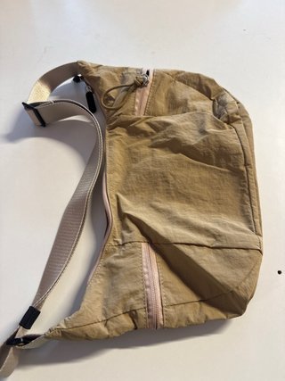 Borsa a tracolla color sabbia
