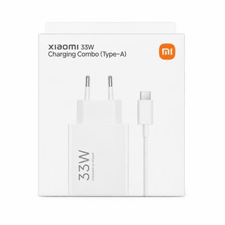 Cargador Xiaomi 33W Original USB C Carga Rápida