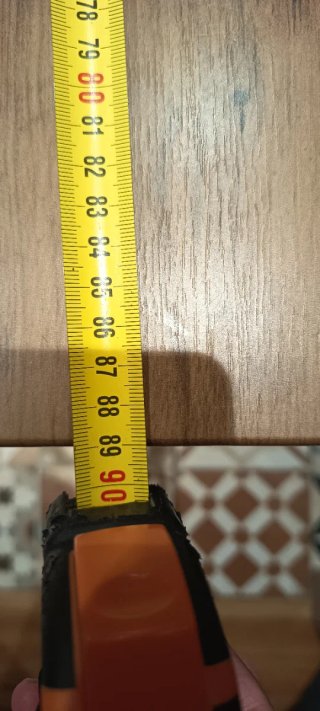Mesa de cocina madera y metal