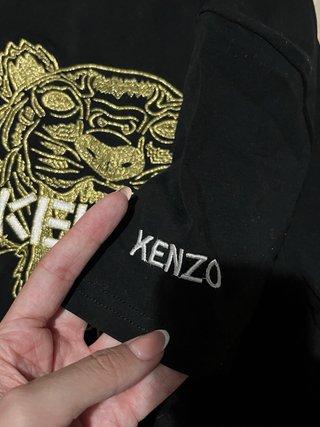 Camiseta Kenzo Paris Negra Talla L