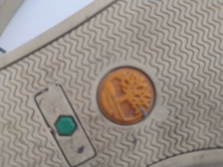 Zapatos Timberland de piel azules suela blanca