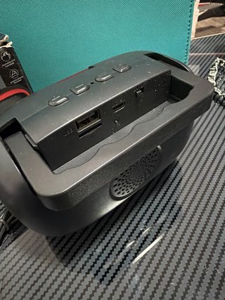 Altavoz Bluetooth KIMISO Negro/Rojo