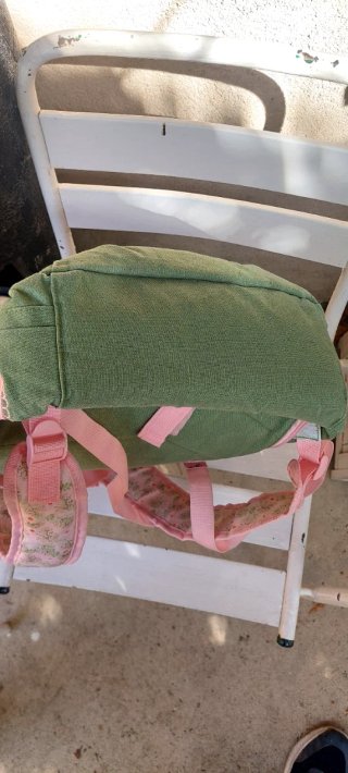 Mochila escolar Annekke rosa flores