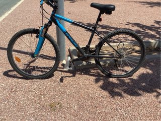 Bicicleta Montaña Azul y Negra  Valencia