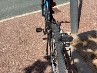 Bicicleta Montaña Azul y Negra  Valencia