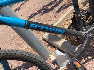 Bicicleta Montaña Azul y Negra  Valencia