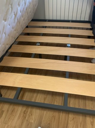 Somier de cama madera y metal