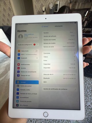 iPad Air 2 128GB WiFi Oro/Plata
