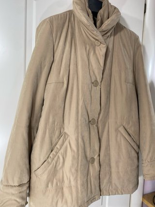 Giaccone donna beige vintage Fabiani
