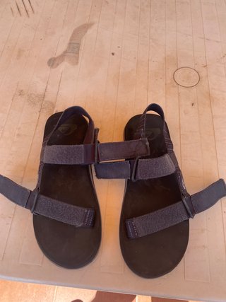 Sandalias Quiksilver Negras y Grises