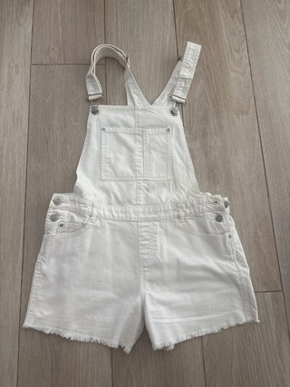 Mono corto blanco vaquero