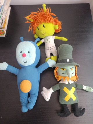 Libros y peluches de Pupi