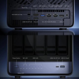 MINISFORUM N5 Pro Ryzen AI 9 HX 370 96GB ECC