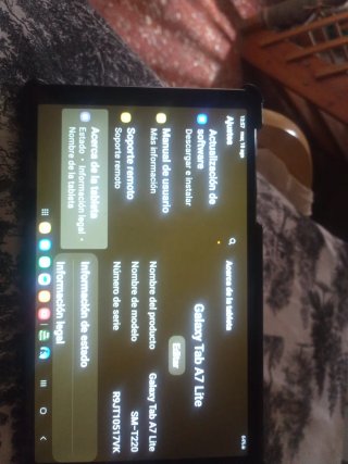 Tablet Samsung 8p Negra/Verde