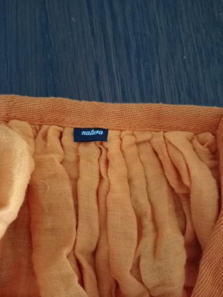 Bolso de tela naranja