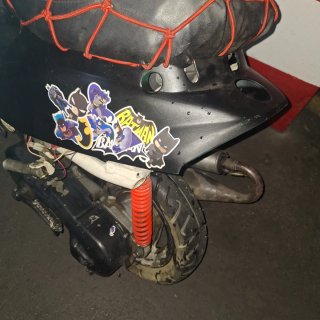Yamaha Jog antigua preparada