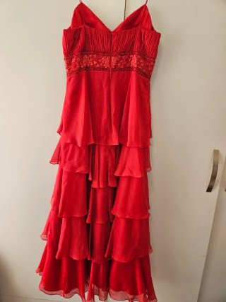 Vestido Fiesta Sonia Peña Rojo