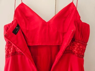 Vestido Fiesta Sonia Peña Rojo