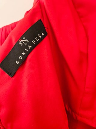 Vestido Fiesta Sonia Peña Rojo