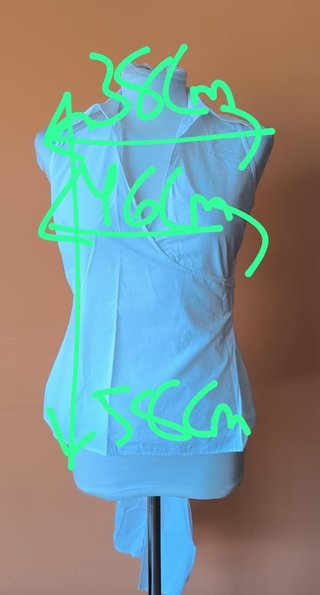 Top blusa  Zara Cruzada Talla M
