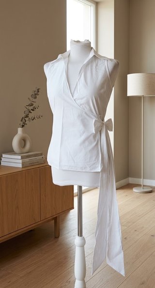 Top blusa  Zara Cruzada Talla M