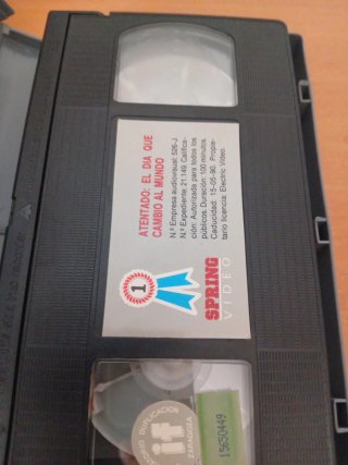 Atentado VHS Película Guerra Español