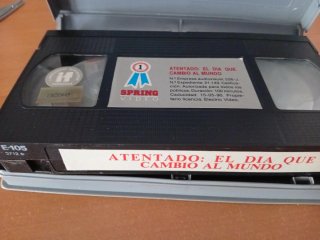Atentado VHS Película Guerra Español